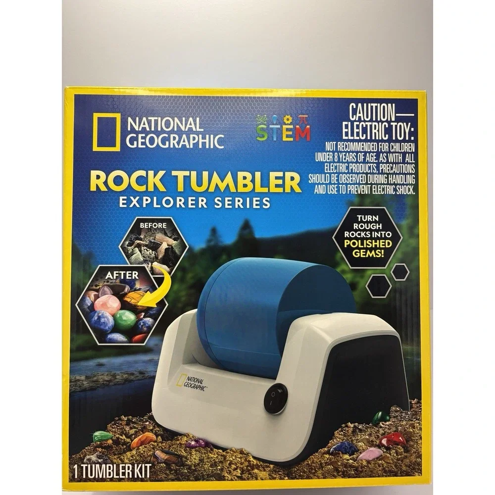 (NEW)   National Geographic Explorer Series Rock Tumbler Kit